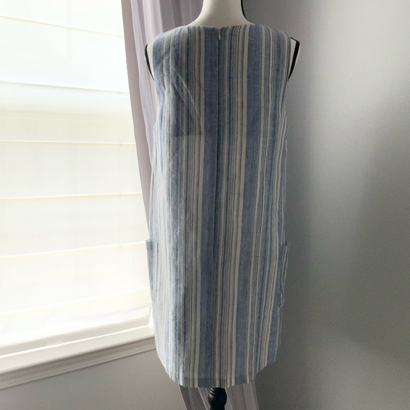 New tags CREMIEUX. Linen shift dress Women’s size Medium 10 - Picture 4 of 8